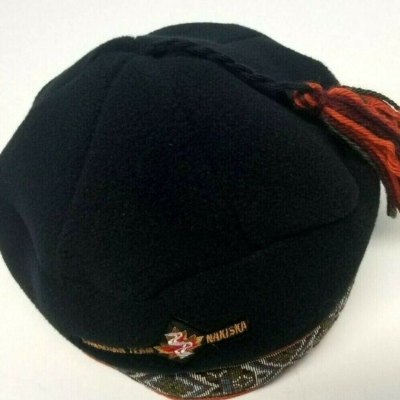 Olympic Canadian Team Nakiska Hat Sherpa Beanie Newsboy Handcrafted by Ski Nit - Picture 5 of 10